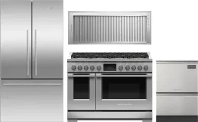 4 Piece Package Includes Refrigerator, Range, Hood And Dishwasher